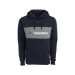 Color Block Laser Applique Hoodie-S