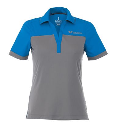 Ladies Mack Polo - Olympic Blue / Steel Grey
