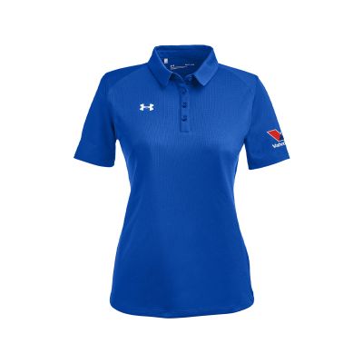 Ladies Under Armour Tech Polo - Royal